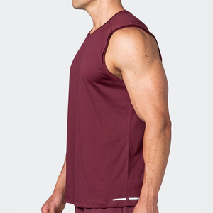 เสื้อกล้ามผ้าสแปนเด็กซ์สำหรับผู้ชายเสื้อกั๊กผ้า95% 5% สีดำว่างเปล่าไซส์ใหญ่พิเศษซักได้ตามต้องการ - Product Image 2