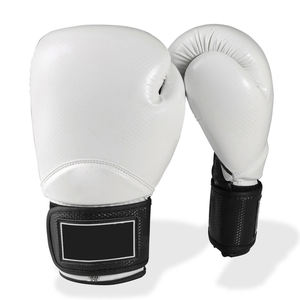 High Quality Customizable Leather MMA Boxing <b>Gloves</b> for Adults-Solid Color Breathable <b>Moisture</b> Wicking Hook Loop Closure Outdoor - Product Image 2