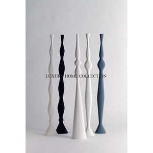 Base en marbre blanc avec dessus de table vintage en aluminium bougeoir de cadeau de mariage bougie classique intérieure et extérieure de première qualité - Product Image 6