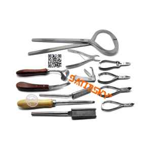 ชุดทันตกรรม buccotomy สำหรับทำฟันวัวชุดถอนฟันเครื่องมือสเตนเลสแบบแมนนวล - Product Image 3