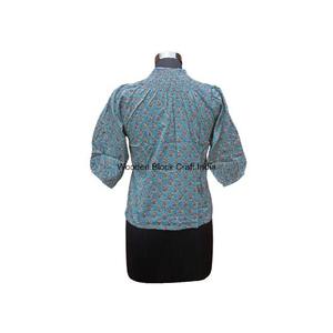 Hauts pour femmes vintage confortables et élégants avec imprimé floral, 100% coton, design respirant pour les femmes actives - Product Image 5