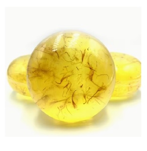 Jabón de Glicerina Natural con Azafrán Dorado, Hecho a Mano, para el Cuidado de la Piel, Humectante, Limpiador Suave, Producto de Belleza - Product Image 3