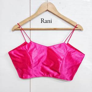 Belle Gajji soie Saree Blouse cousu ethnique nouilles sangle traditionnelle indienne fête porter pour Sexy Occasions Diwali Festival - Product Image 6