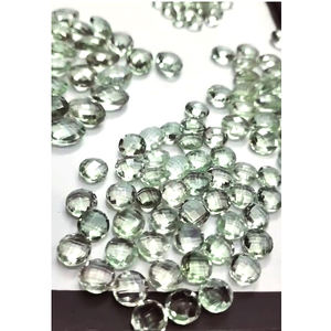 Alto 819PC Amatista verde natural 9x7 10x8 11x9 14x10 16x12mm Pera ovalada 8 9 10mm Cojín Corazón Briolette Cut 2520ct Lote Cuarzo - Product Image 4