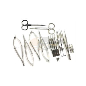 Juego Básico de 17 Piezas para Cirugía de Mano, Acero Inoxidable Microquirúrgico, Ortopedia, Cirugía Plástica, Profesional, Reutilizable, Manual, CE - Product Image 1