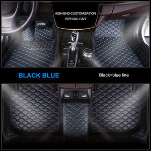 Tappetino auto per Toyota per RAV4 XA50 2019-presente con accessori interni antiscivolo prima fila 2 sedili nero blu - Product Image 6