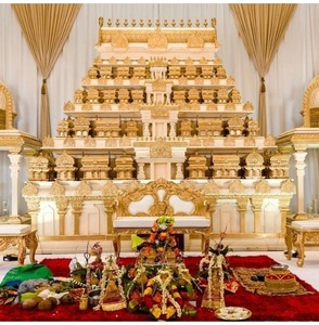 Manavarai Mandap สำหรับงานแต่งงานอินเดียใต้แบบดั้งเดิมเวทีงานแต่งงานอินเดียตอนใต้ - Product Image 2