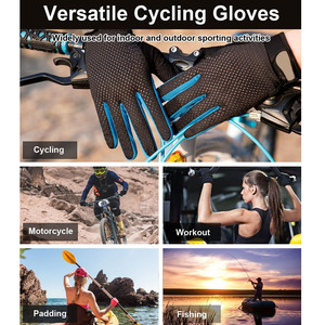 Gants de vélo avec logo personnalisé: gants de VTT/Dirt Bike. Logo personnalisé, respirant, design antidérapant. Usine directe pour la personnalisation en vrac. - Product Image 6