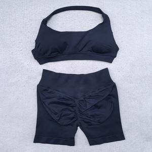 Traje informal a rayas para mujer, las mejores camisas de manga larga con bolsillos de un solo pecho, pantalones cortos de cintura alta, conjuntos femeninos, ropa de playa para mujer - Product Image 6