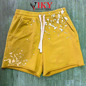 <b>men</b> <b>short</b> custom logo New Arrival Make Own Customization Logo Latest Style <b>Men</b> Acid Wash Printed <b>Shorts</b> by VIKY INDUSTRIES - Product Image 6