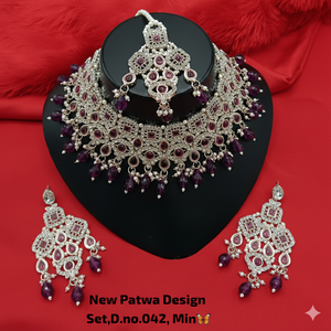 Parure de collier ras-du-cou et boucles d'oreilles pendantes en zircon plaqué or rose, style ethnique, pour femme, idéale pour mariage et soirée - Product Image 6
