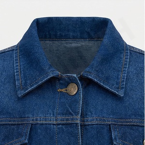 Chaqueta Vaquera de Invierno para Hombre, de Alta Calidad, Manga Larga, Largo Regular, Logotipo Personalizado en la Parte Delantera, Transpirable, Ropa Casual de Moda - Product Image 4