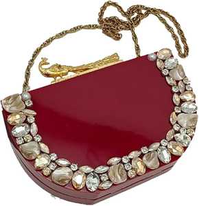 Sac de soirée pour dames avec chaîne bandoulière en résine Pochette pour fête banquet Prix bon marché Style national - Product Image 2