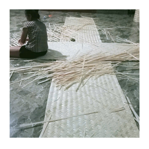 ของตกแต่งบ้านแบบคลาสสิกแผ่นรองทำจากไม้ไผ่ทำมือ100% เป็นมิตรกับสิ่งแวดล้อมดีไซน์ผ้าทอสำหรับติดผนังเพดาน - Product Image 1