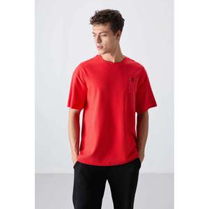 Tommylife เสื้อยืดคอกลมสำหรับผู้ชายพิมพ์ลายขนาดใหญ่88338 Fiesta-Fiesta - Product Image 3