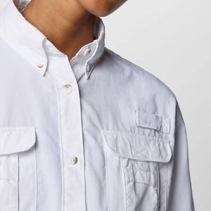 เสื้อตกปลาผู้หญิง เสื้อเชิ้ตแขนสั้นแบบกระดุมหน้า น้ำหนักเบา ระบายอากาศได้ดี สำหรับผู้หญิง - Product Image 2