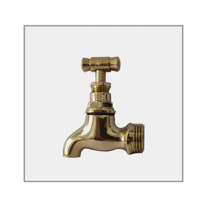 Top Selling New High Profile Good Quality antique brass bibcock valve washing machine faucet For Sale