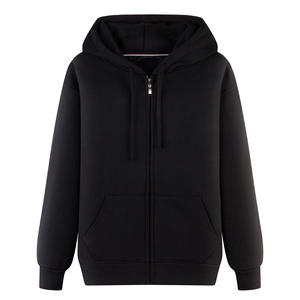 Sudadera con Capucha de Algodón Orgánico Ecológico al por Mayor para Hombre, con Cremallera, Sudadera con Capucha y Cremallera para Hombre - Product Image 1