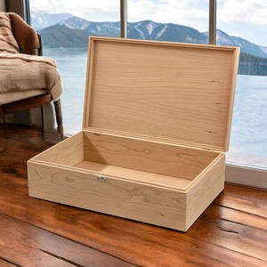 Caja de Joyería Rústica de Madera para Dormitorio y Tocador - Product Image 1