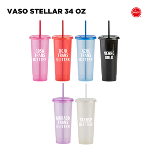 Scatola di 99 tazze stellari riutilizzabili consistenza liscia e lucida 34 Oz - Product Image 2