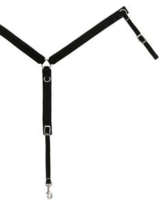 Collier de poitrine en cuir de cheval occidental Plastron de baril de cheval occidental, collier de poitrine noir usiné de plaisir de traînée - Product Image 4