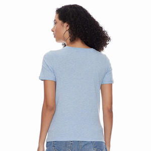 T-shirt à manches courtes et col rond pour femme, en coton, de grande taille, personnalisé et ample, avec dessin animé Mickey - Product Image 5
