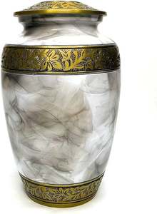 Nouvelle arrivée Logo personnalisé urne de crémation en métal cendres de crémation en laiton vente commémorative fournitures funéraires conception Unique pour les cendres humaines - Product Image 2