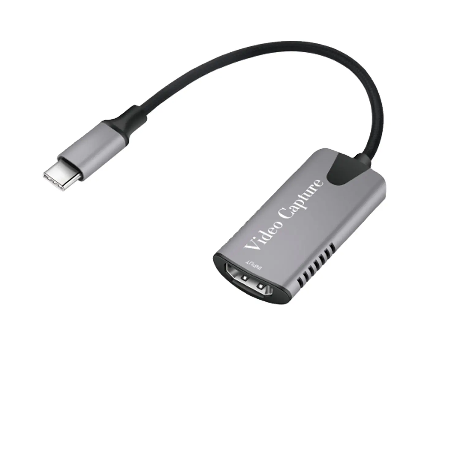 एल्यूमीनियम खोल वायर्ड USB वीडियो पर कब्जा कार्ड ठंडा करने के साथ छेद समर्थन 1080P 60Hz यूएसबी वीडियो कार्ड