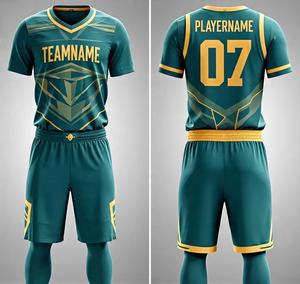 Ensembles d'uniformes d'entraînement de basketball pour hommes sur mesure en gros, respirants, antibactériens, séchage rapide, 100% polyester, couleurs personnalisées - Product Image 6
