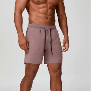 เสื้อผ้ากีฬาผู้ชายสำหรับฤดูร้อน แบบสปอร์ต มีเชือกผูก กันน้ำ ผลิตจากผ้าถักผสมโพลีเอสเตอร์/คอตตอน ยืดหยุ่นได้ เหมาะสำหรับออกกำลังกาย วิ่ง และเล่นกีฬา แห้งเร็ว - Product Image 3