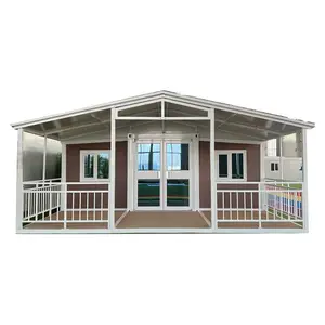 Factory Price Golden Supplier 40ft Expandable Container House Home on Wheels with Glass Wall