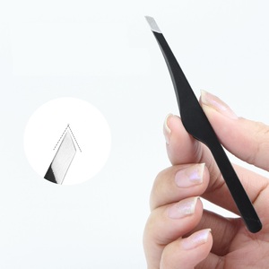 Kit de ciseaux et applicateur de cils avec pince à épiler pointue, accessoires pour cils, vente en gros - Product Image 2