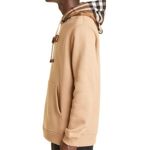 Hombres 100% algodón grueso francés Terry Heavy sudaderas con capucha de alta calidad de manga completa en blanco logotipo personalizado hombres Sudadera con capucha - Product Image 3