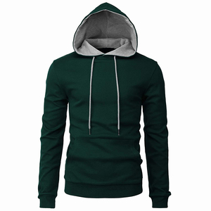 เสื้อมีฮู้ดสีดำสำหรับผู้ชายทำจากผ้าฟลีซผ้าฝ้ายพรีเมียมพร้อมพิมพ์โลโก้ตามสั่งหรือปักลายสำหรับสั่งซื้อจำนวนมาก - Product Image 1