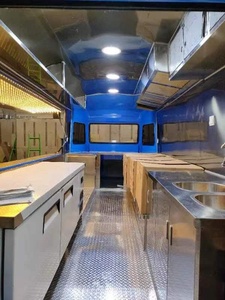 Hot sale Mobile Food Truck Dining <b>Car</b> Food Trailer for Europe Vendors Hotdog Food Cart for sale to USA with fast shipping - Product Image 5