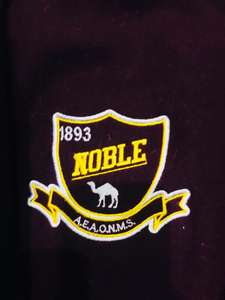 CHAQUETA SHRINER MAROON TEMPLE JACKET PERSONALIZADA VARSITY - Product Image 5