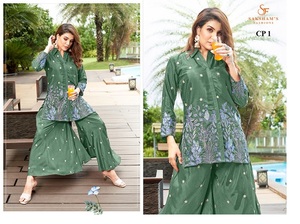 Conjunto de cordón de diseñador Readymade Trend Setter indio paquistaní elegante Showstopper último exclusivo más moderno desgaste de fiesta mujer chica - Product Image 3