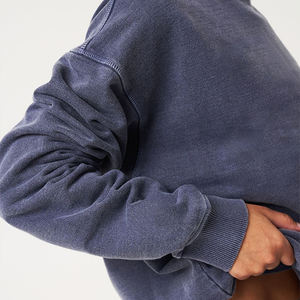 Vêtements réguliers décontracté Streetwear Drop Shoulder Figures Respirant Écologique Hoodies Sweat-shirt tricoté pour les femmes - Product Image 5