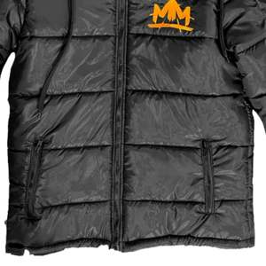 Chaqueta Acolchada con Capucha para Hombre, Diseño Acolchado, Cierre de Cremallera, Chaqueta Ligera de Invierno, Ropa de Abrigo Informal para Exteriores - Product Image 5