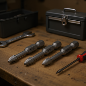 Juego de puntas de torsión de impacto Hazet de 1/4'' con perfil de ranura cruzada (PH), accesorio para herramientas eléctricas de 3 piezas - Product Image 3