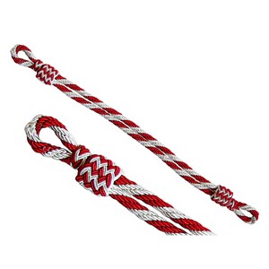 Cordón de Macramé Trenzado Dorado con Rayas Plateadas, Cordón Recubierto para Uniformes Ceremoniales - Product Image 5