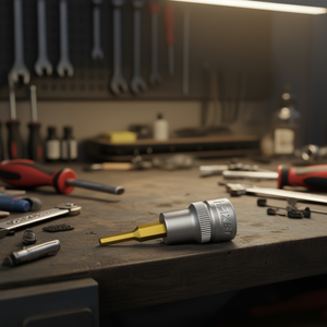 Douille hexagonale courte Hazet 3/8'' avec tête sphérique – Catégorie de produit : Douilles - Product Image 3