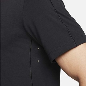 Camiseta de Manga Corta para Hombre, Cuello Redondo, Negra, Corte Regular, Informal, 100% Algodón Jersey, Color Sólido, Transpirable, para Verano - Product Image 5