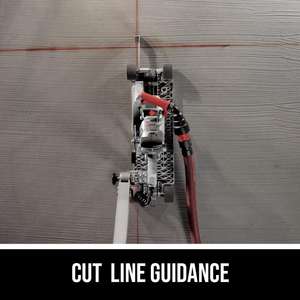 Sierra de hormigón eléctrica de 7 pulgadas con transmisión por tornillo sin fin para fuente de alimentación - Product Image 2