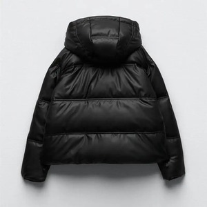 7XL 8XL Veste d'hiver matelassée en toile à col montant pour femmes de grande taille en coton Ultra légère, coupe-vent et imperméable - Product Image 2