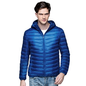 Low MOQ Puffy Men's Shiny Waterproof Breathable Solid Zipper Puffer <b>Padded</b> Polyester Fiber Winter Outdoor Jacket Custom - Product Image 1