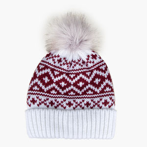 High Quality Custom Logo Beanie <b>Hat</b> for <b>Men</b> Women <b>Winter</b> <b>Hats</b> for Women <b>Men</b> Soft Warm Unisex Cuffed Jacquard Beanie Knitted Cap - Product Image 2