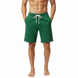 Pantalones cortos de lana suave para hombre, proveedor de fábrica OEM, venta al por mayor, algodón personalizado, gimnasio, moda informal, ropa de calle, ropa deportiva duradera - Product Image 1