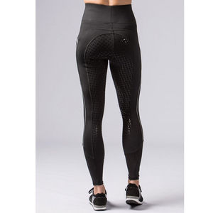 Leggings d'équitation respirants évidés de qualité supérieure fabriqués en usine pantalon de cheval extensible avec poches - Product Image 3