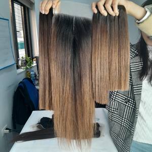 Máquina de extensiones de cabello Remy humano virgen 100% vietnamita hueso de doble trama recto sin enredos sin desprendimiento para venta al por mayor - Product Image 3